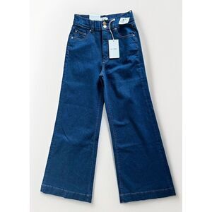 DL1961 Hepburn Extra Wide Leg Jeans High Rise Vintage 33" Size 26 NWT New